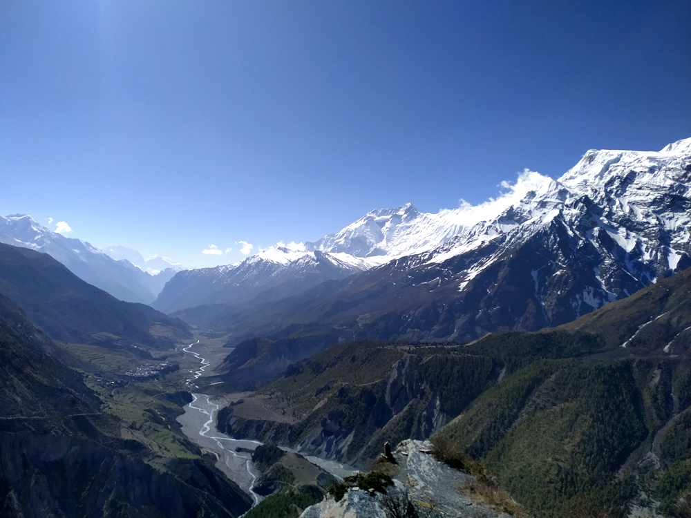 Manang village view