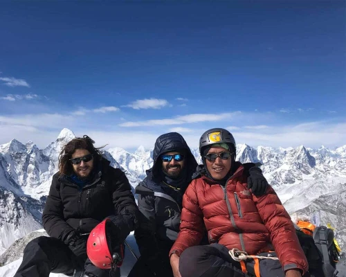 Amazing View From Top Of The Island Peak