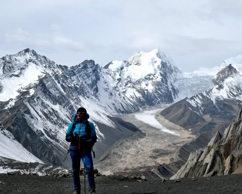 Background Of Fukang Glacier From Tibet Border