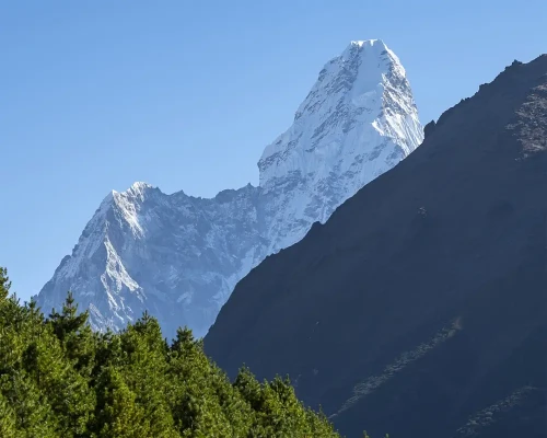Beautiful Shape Of Mt Ama Dablam