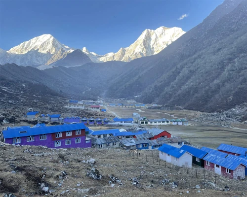 Bhimthang After The Larke Pass