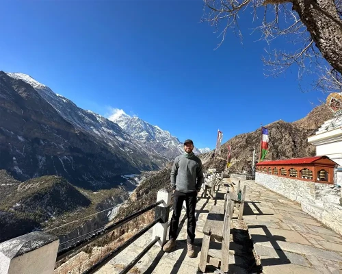 Chhorten In Ghyaru, Annapurna Circuit Trek