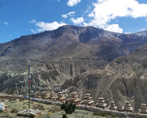 Chhortens In Nar Phu Trek