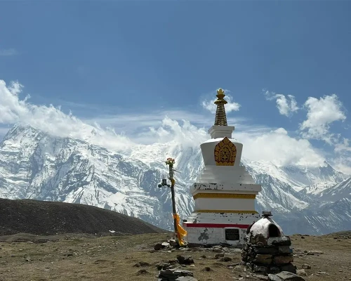 Chorten In Annapurna Circuit Trek