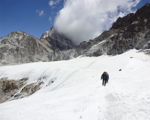 Climbers Are Heading To Top Of Mera Peak