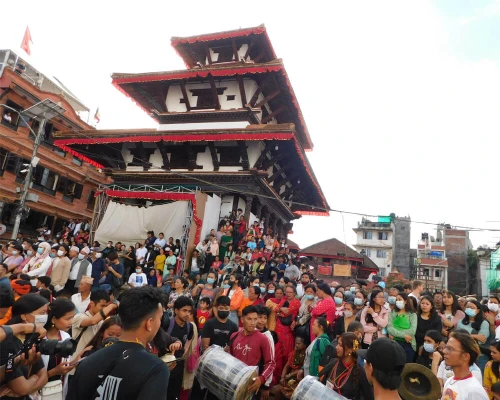 Festival Time In Kathmandu Durbar Square