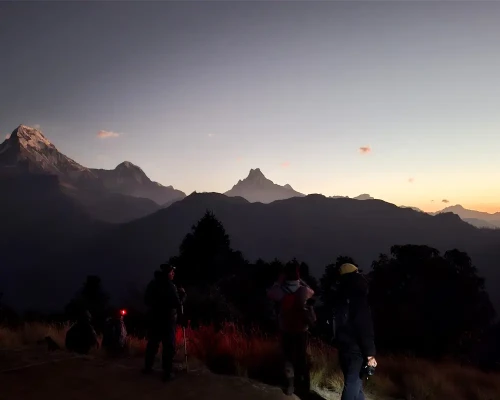 First Rays Of Sun, Poon Hill
