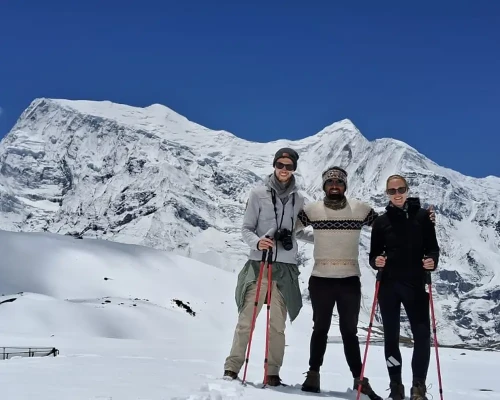 Full Of Snow In Annapurna Trek