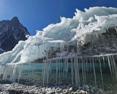 Icy Part In Labuche Peak Climbing