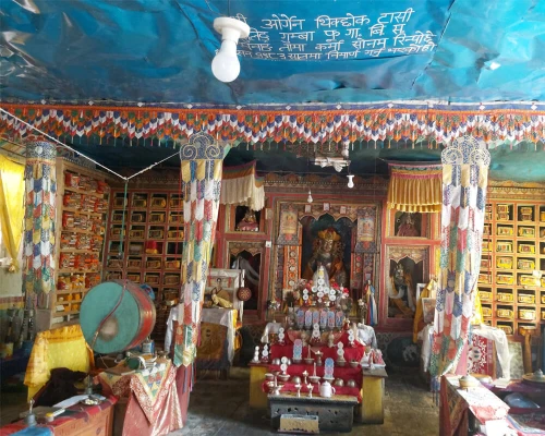 Inside The Monastry In Nar Phu Trek