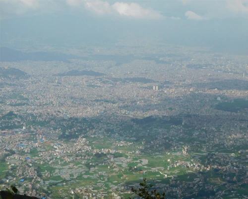 Kathmandu City View From Champadevi Hike