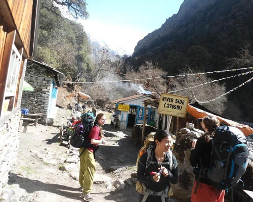 Langtang Trek, River Side