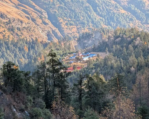 Monastry In Manaslu Region