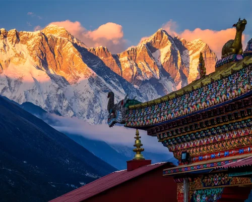 Mt Everest View From Tengboche