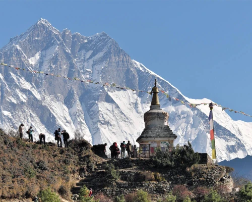 Mt Lotse In Everest View Trek
