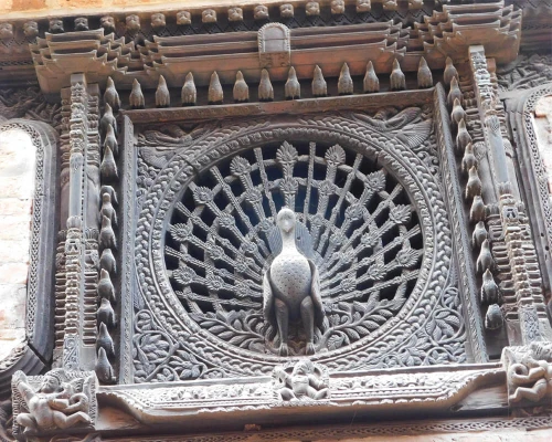 Peacock Window In Bhaktapur