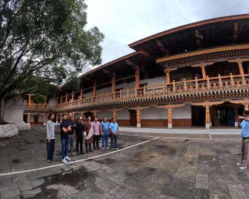 Photo Taken At Punakha Dzong