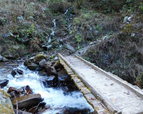 River During Khopra Danda Trek
