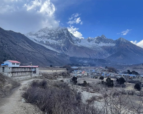 Samagaun In Manaslu Trek