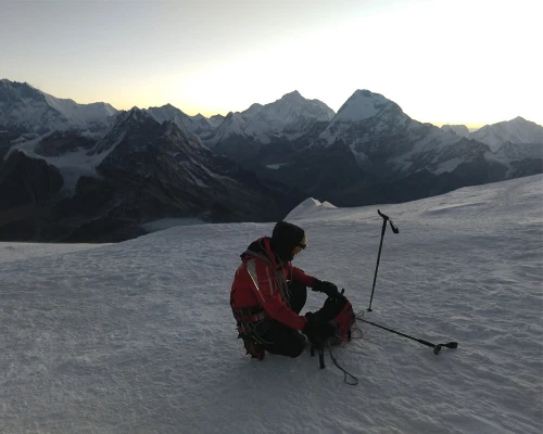 Small Break During Mera Peak Climbing