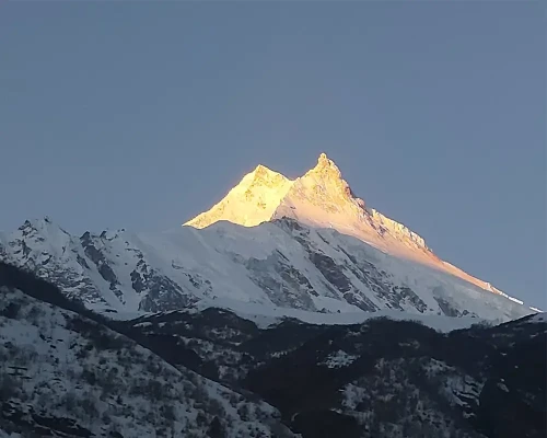 Sunrise On Mt Manaslu