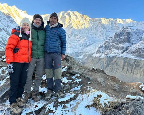 Sunrise View From Annapurna Base Camp ()