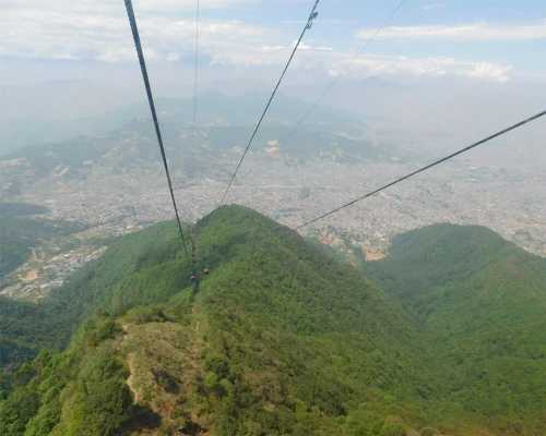 The View During The Chandragiri Hike