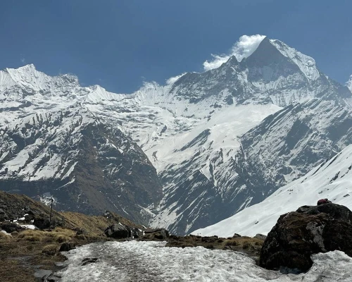 View From Annapurna Base Camp