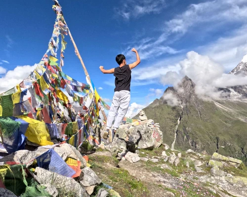 View From Kyanjin Ri Hike