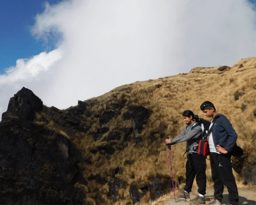 View From The Trail Of Mardi Trek
