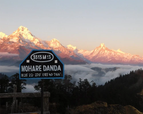 View From Top Of Mohare Danda