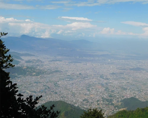 View Of Kathmandu From Top Of Chandragiri