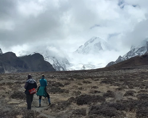 Way To Himlung Base Camp