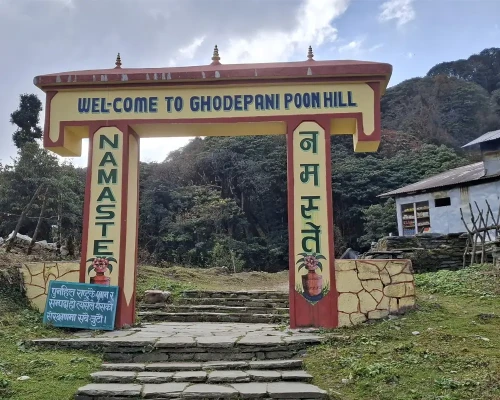 Welcome Gate For Poon Hill