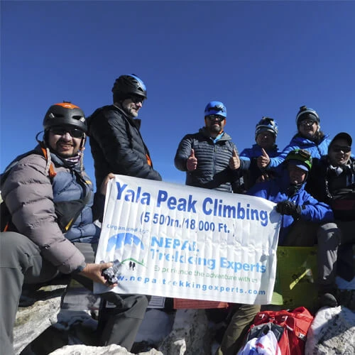 The day of Yala Peak summit
